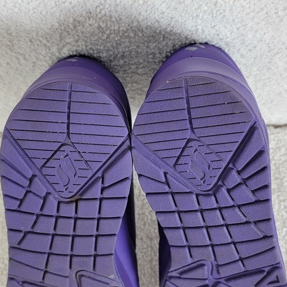 Skechers Uno Night Shades Purple Memory Foam Street Sneakers Sz 10 - Picture 11 of 12